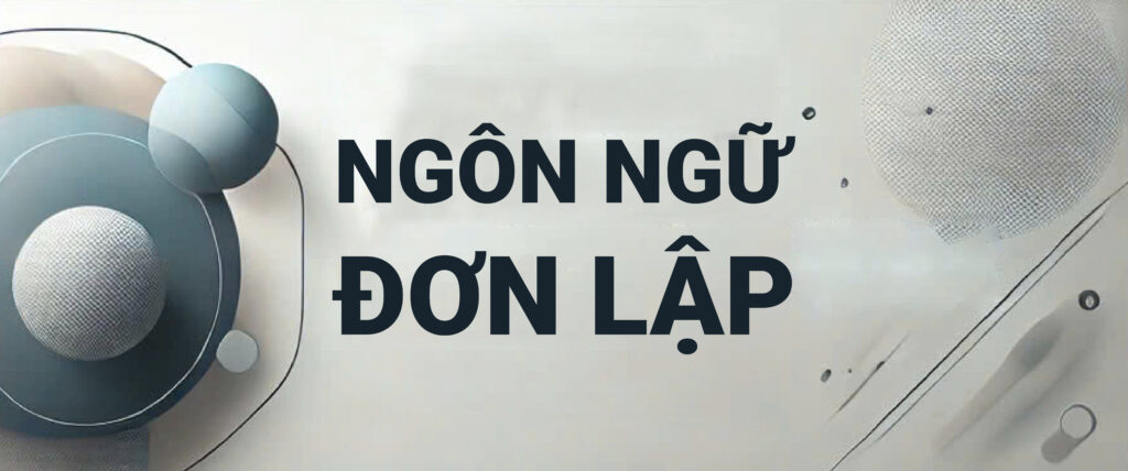 Ngôn ngữ đơn lập